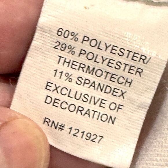 Johnnie-O 1/2 Zip Performance Pullover. Size Medium. White/blue. - Picture 5 of 7